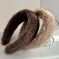 Wide Rim Plush Headband