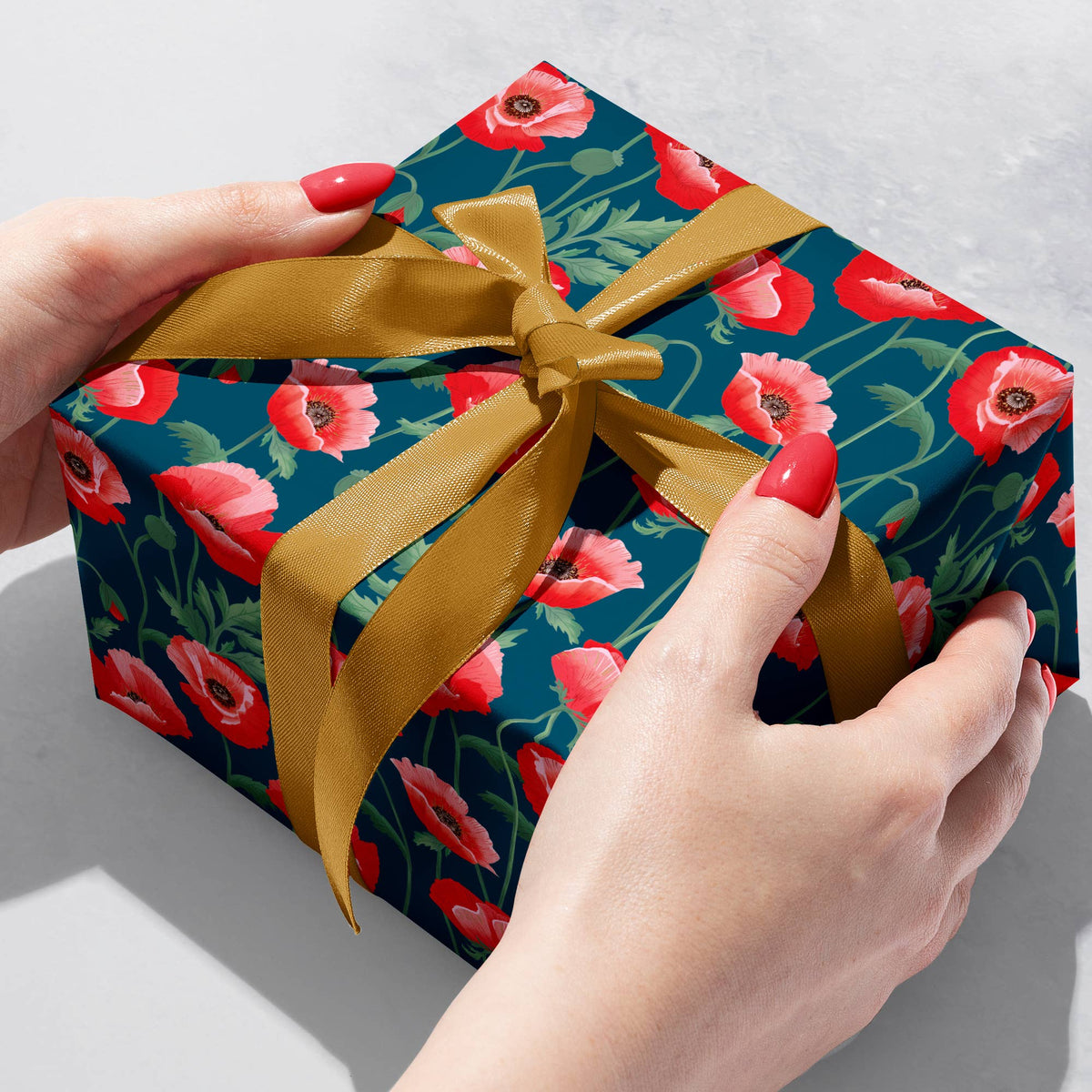Pretty Poppies - Gift Wrap Rolls