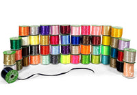 ~3/8"Luster Double Face Satin Ribbon, Neon Fuchsia