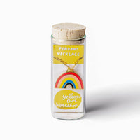 Rainbow Pendant Necklace | Pride LGBTQ Gold Jewelry Gift