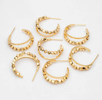 The Suri Hoop Studs 18k / Bella Rey