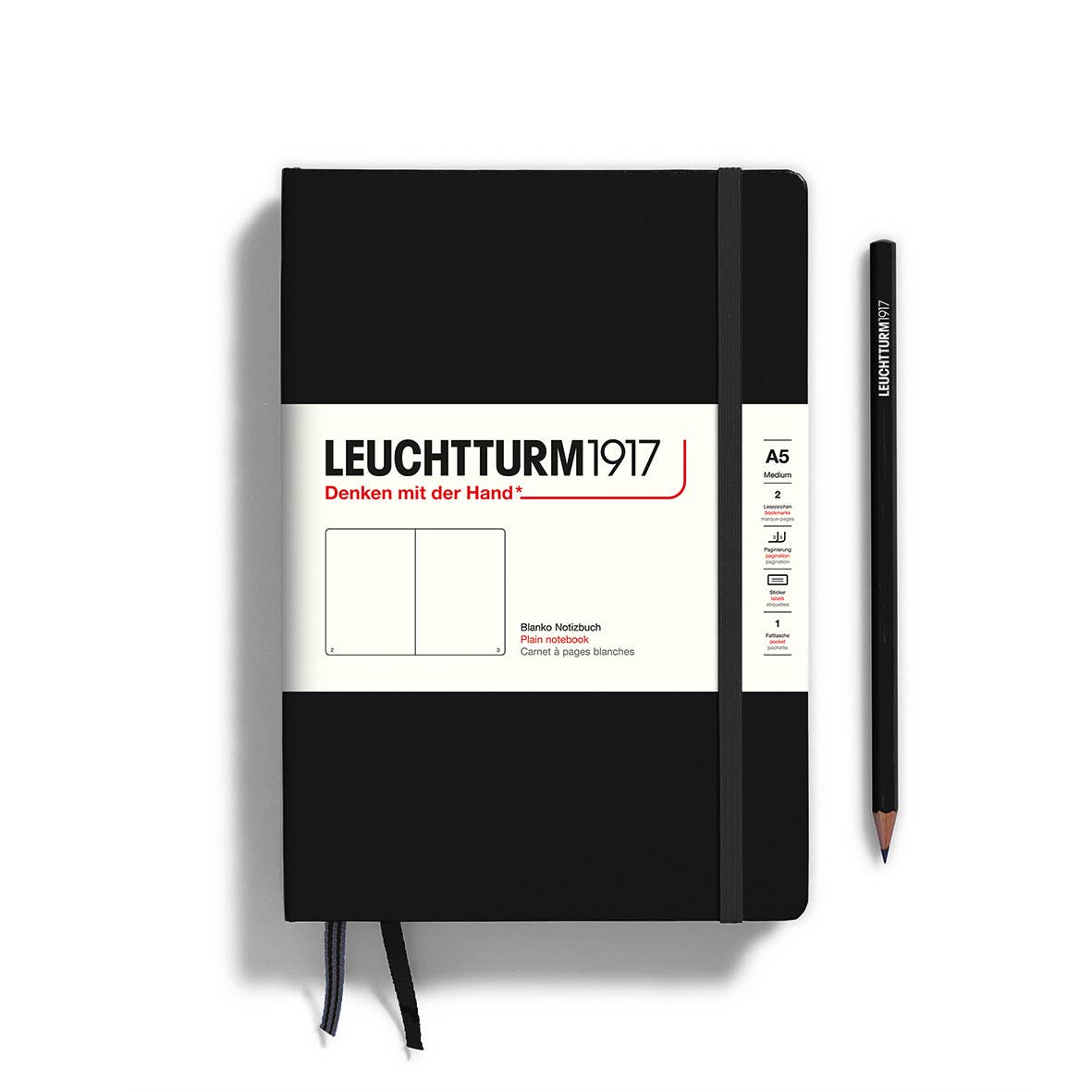 Notebooks - Medium (A5): Ink / Hardcover / Ruled