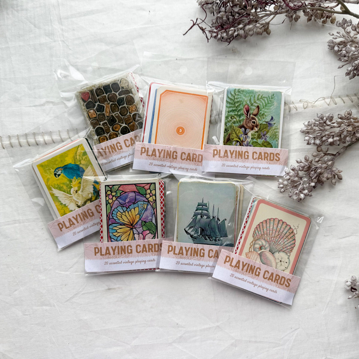 Vintage Playing Card Pack for Mixed Media Art