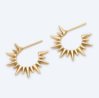 Mikel 18k Gold Stud Earrings / Bella Rey