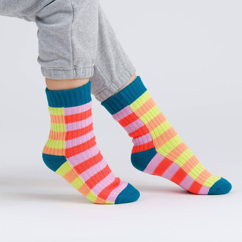 Super Stripe Knit House Socks