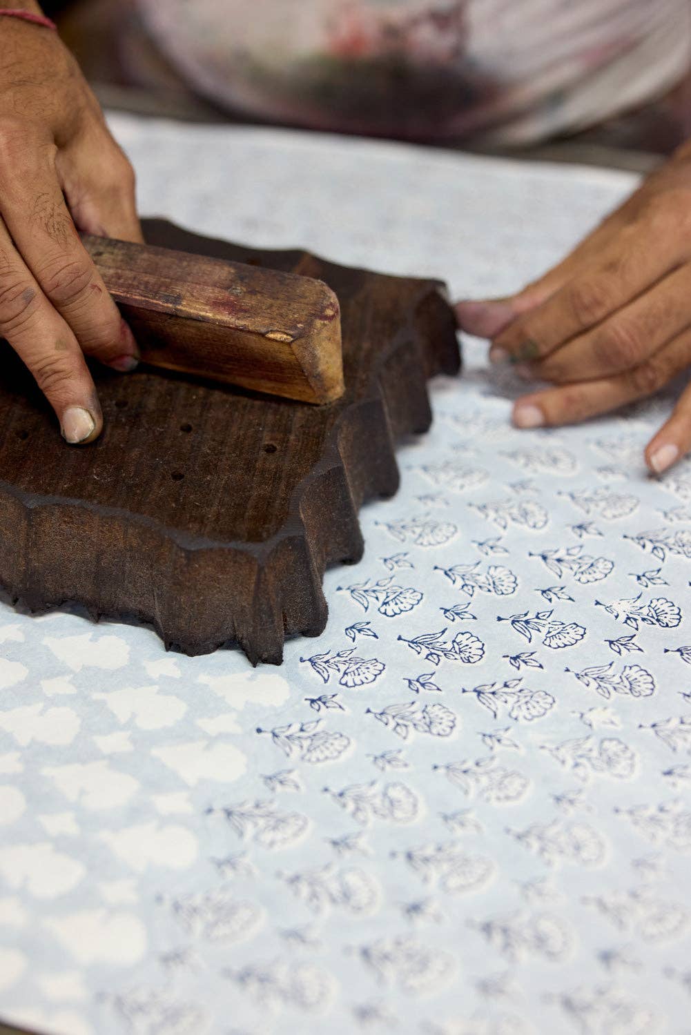 Block Printed Gift Bags (Medium) - Blue Stone Refresh