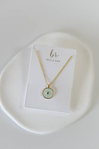 The Clara Dainty Star Charm Necklace 18k Gold Plated / Bella Rey
