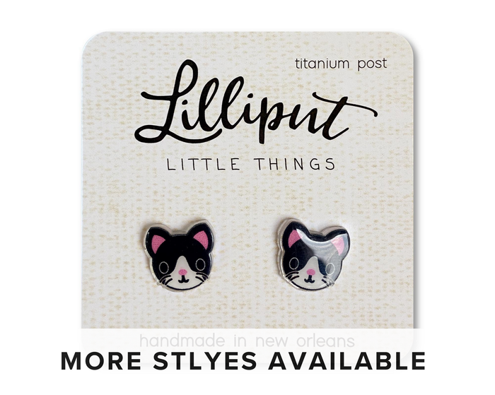 Kitty Cat Earrings / Lilliput