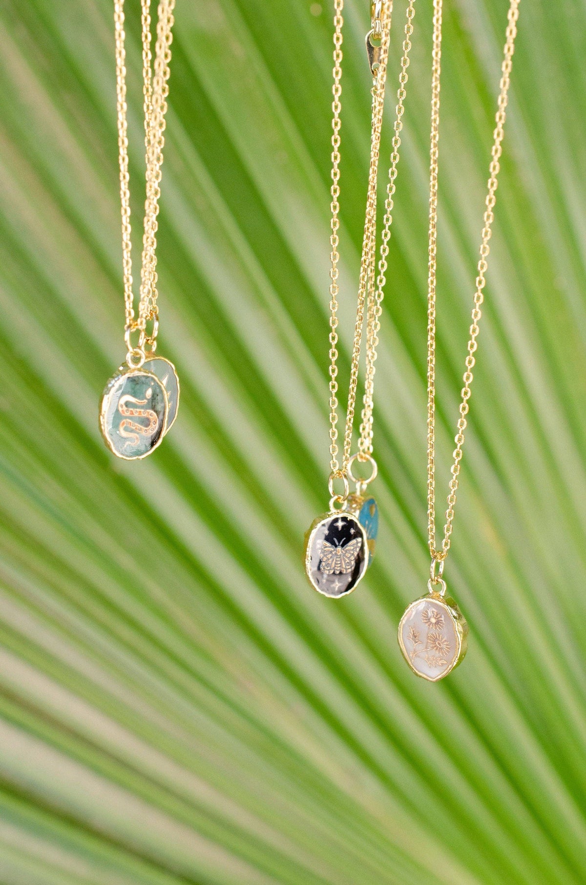 Gemstone Symbol Necklace / Jill Makes