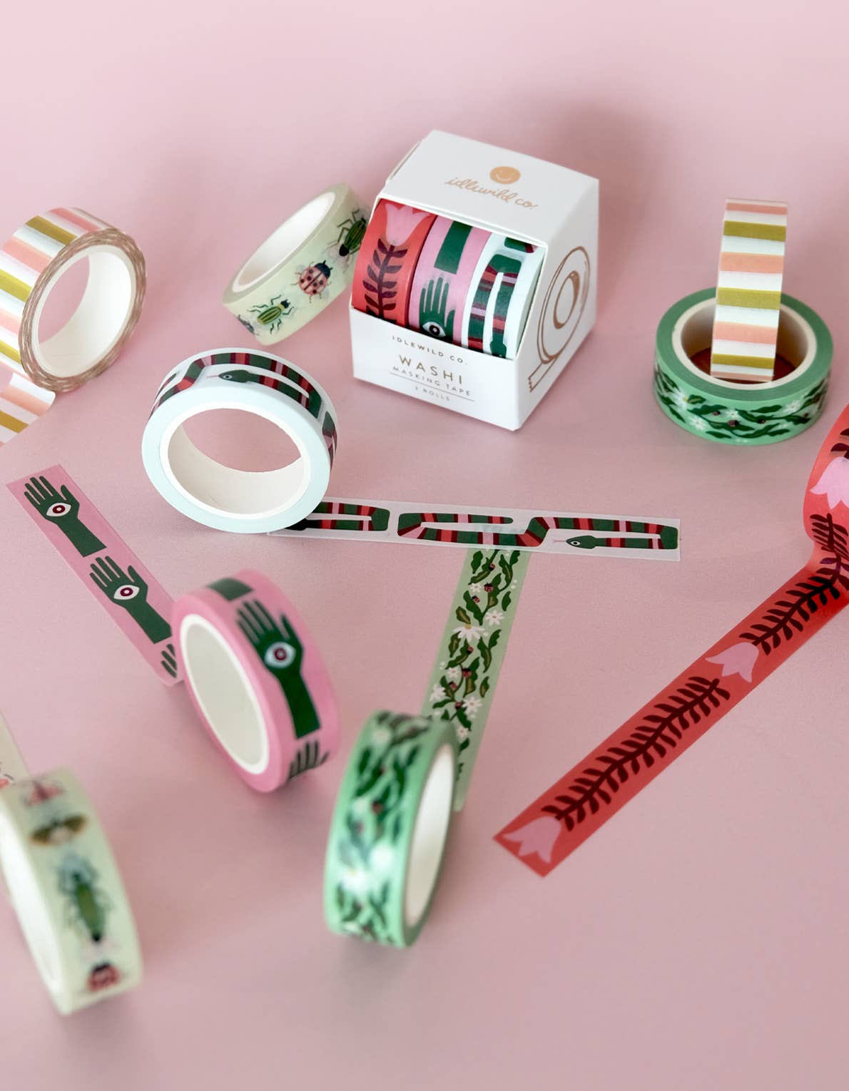 Entomologist Garden Washi Tape, Set of 3