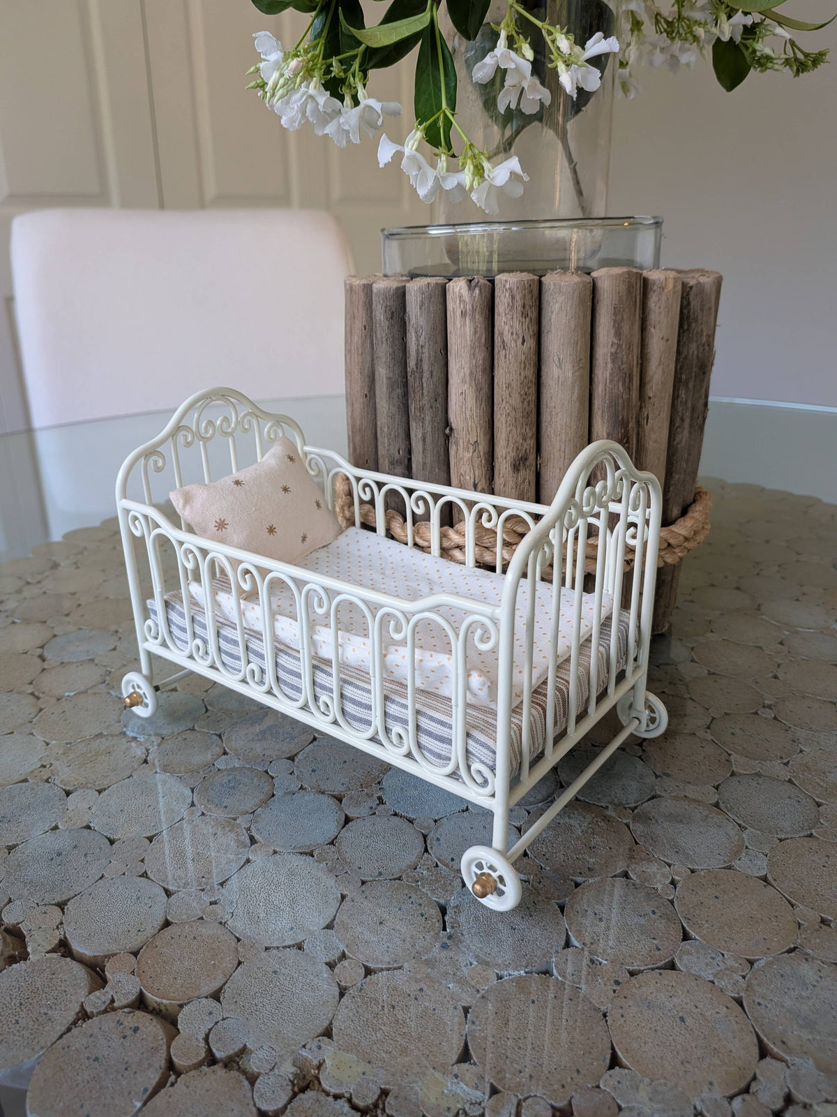 Miniature Metal Bed 