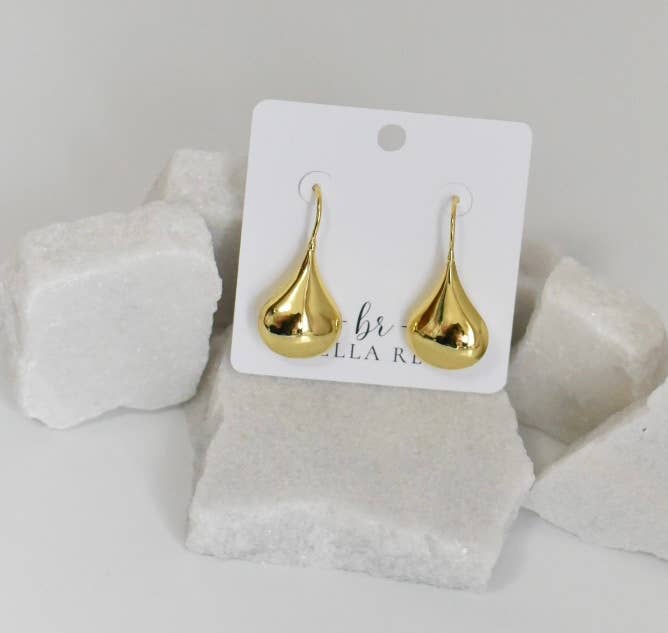 Miller Teardrop 18k Gold Plated Earrings / Bella Rey