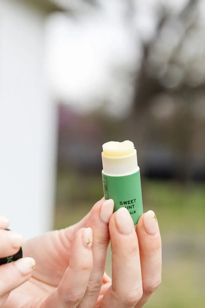 Sweet Mint Organic Lip Balm / 0.3 oz Biodegradable Tube 🌿