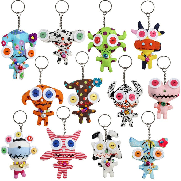 Little Alien Googly Key Ring