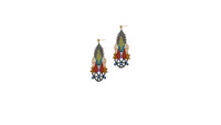 Just Art Baroque glass earrings