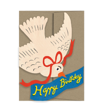 Happy Birthday Bird - Die Cut Card