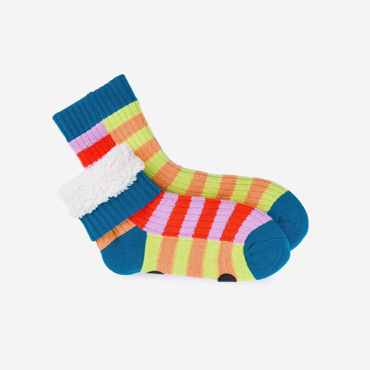 Super Stripe Knit House Socks