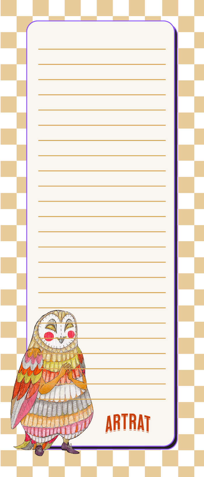 Miss Owl Notepad (As Is)
