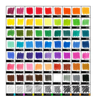 72 Lead Deluxe Drawing Set / With
