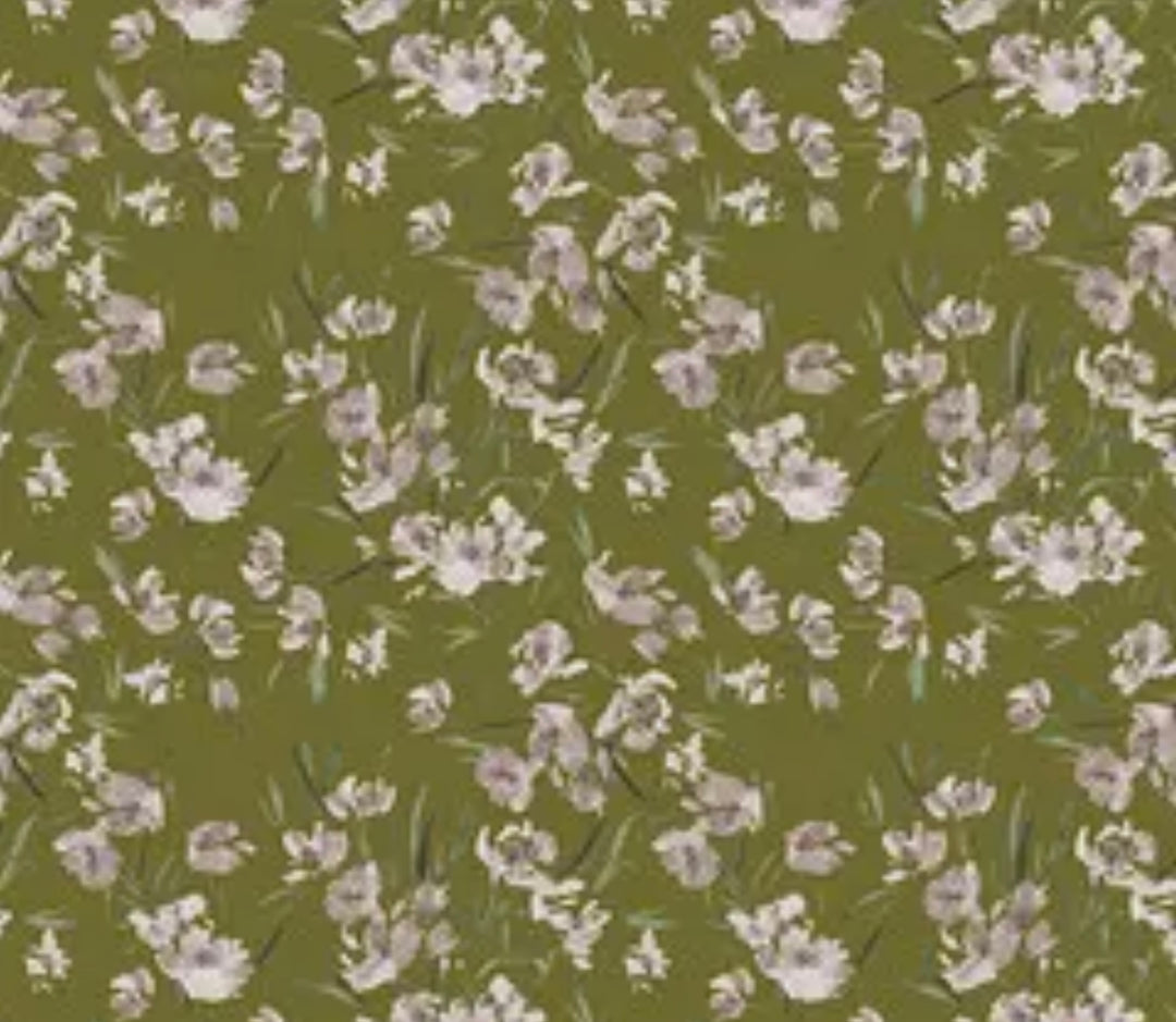 Bow Pony Tail Elastic — Frond Green