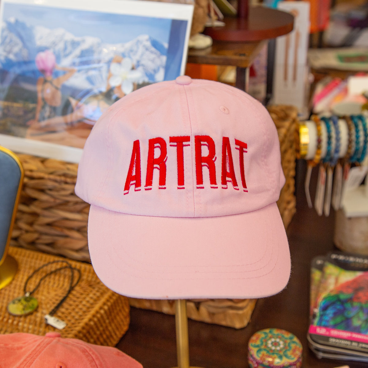 ArtRat Baseball Cap - Pale Pink