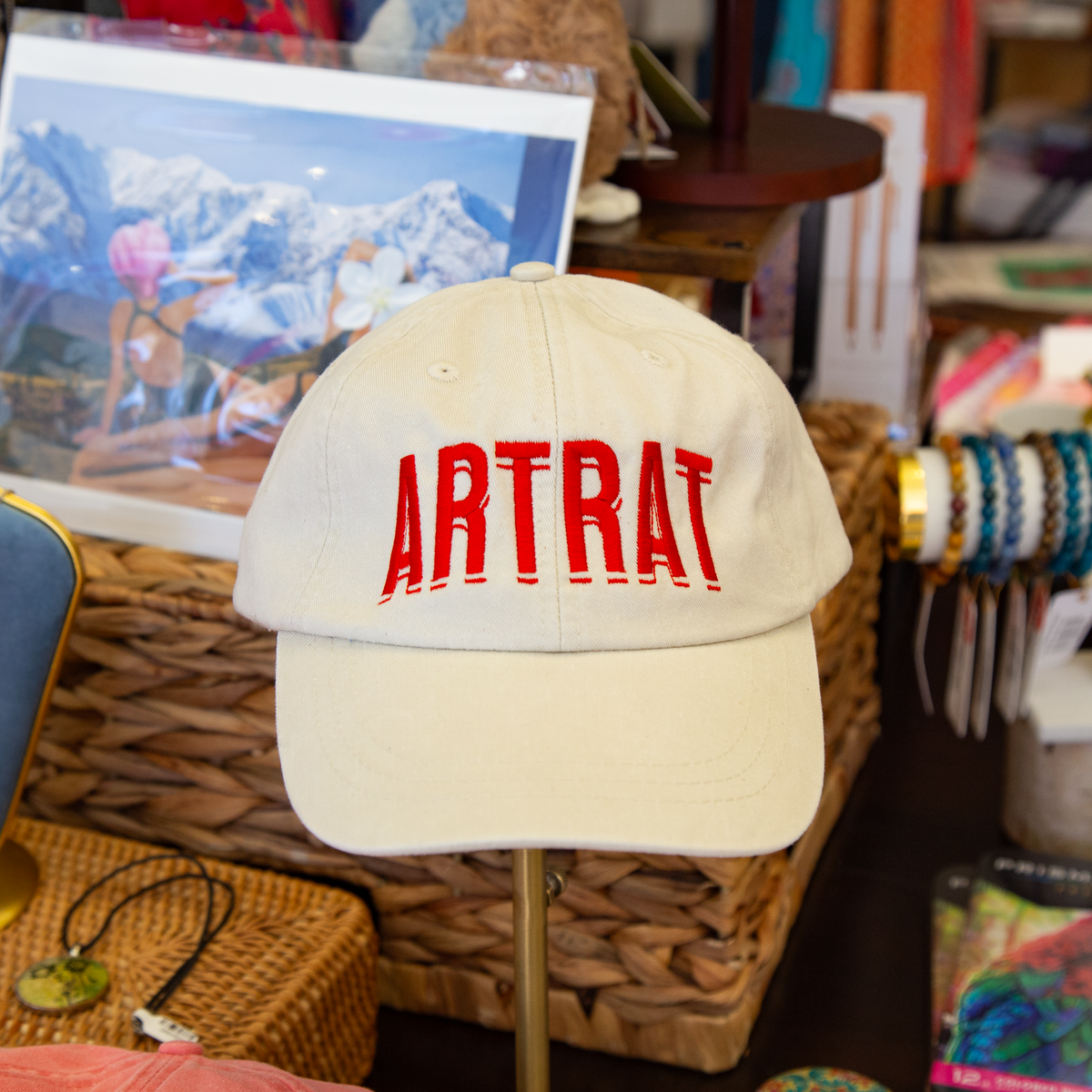 ArtRat Baseball Cap - Ivory
