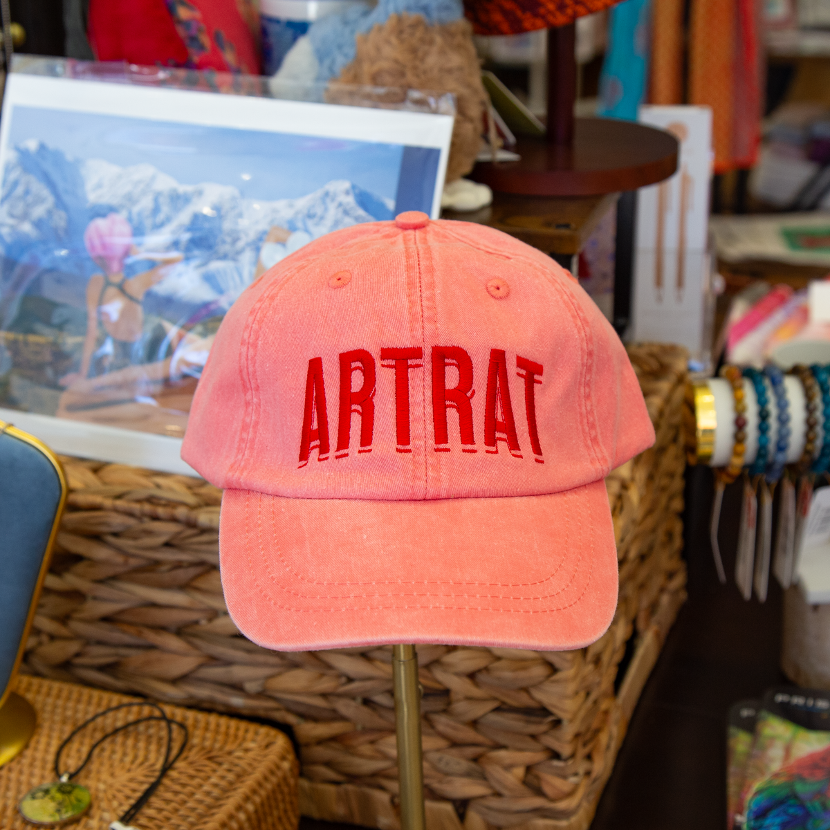 ArtRat Baseball Cap - Coral