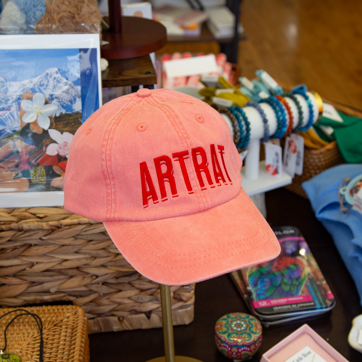 ArtRat Baseball Cap - Coral