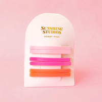 Acetate Bobby Pins Lollipop Colors