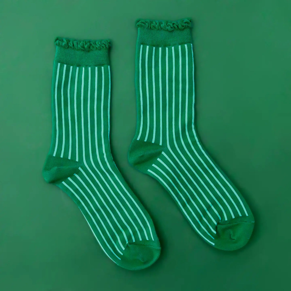 Holiday Striped Crew Sock