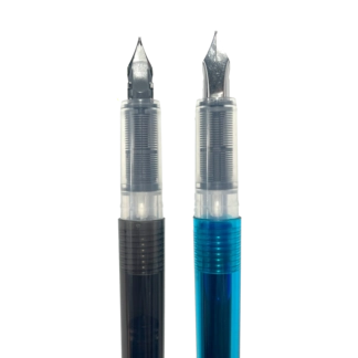 Splendid Duo Fountain Pens: Black & Blue Inks - Set of 2 Pen