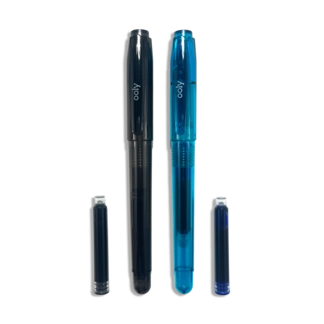 Splendid Duo Fountain Pens: Black & Blue Inks - Set of 2 Pen