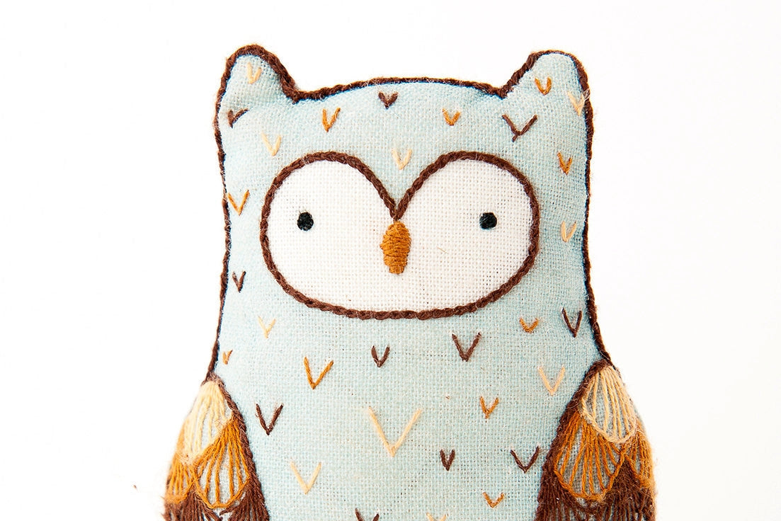 Horned Owl  - Embroidery Kit