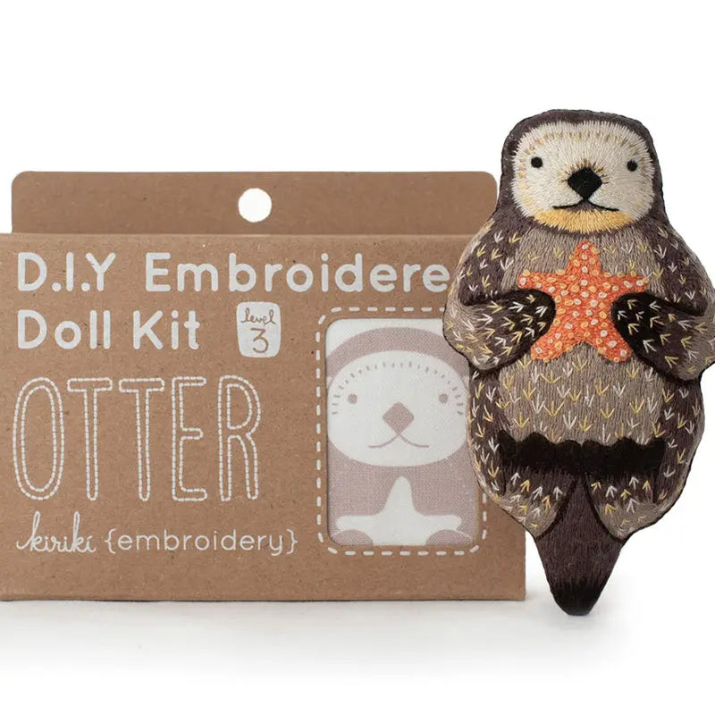 Otter - Embroidery Kit