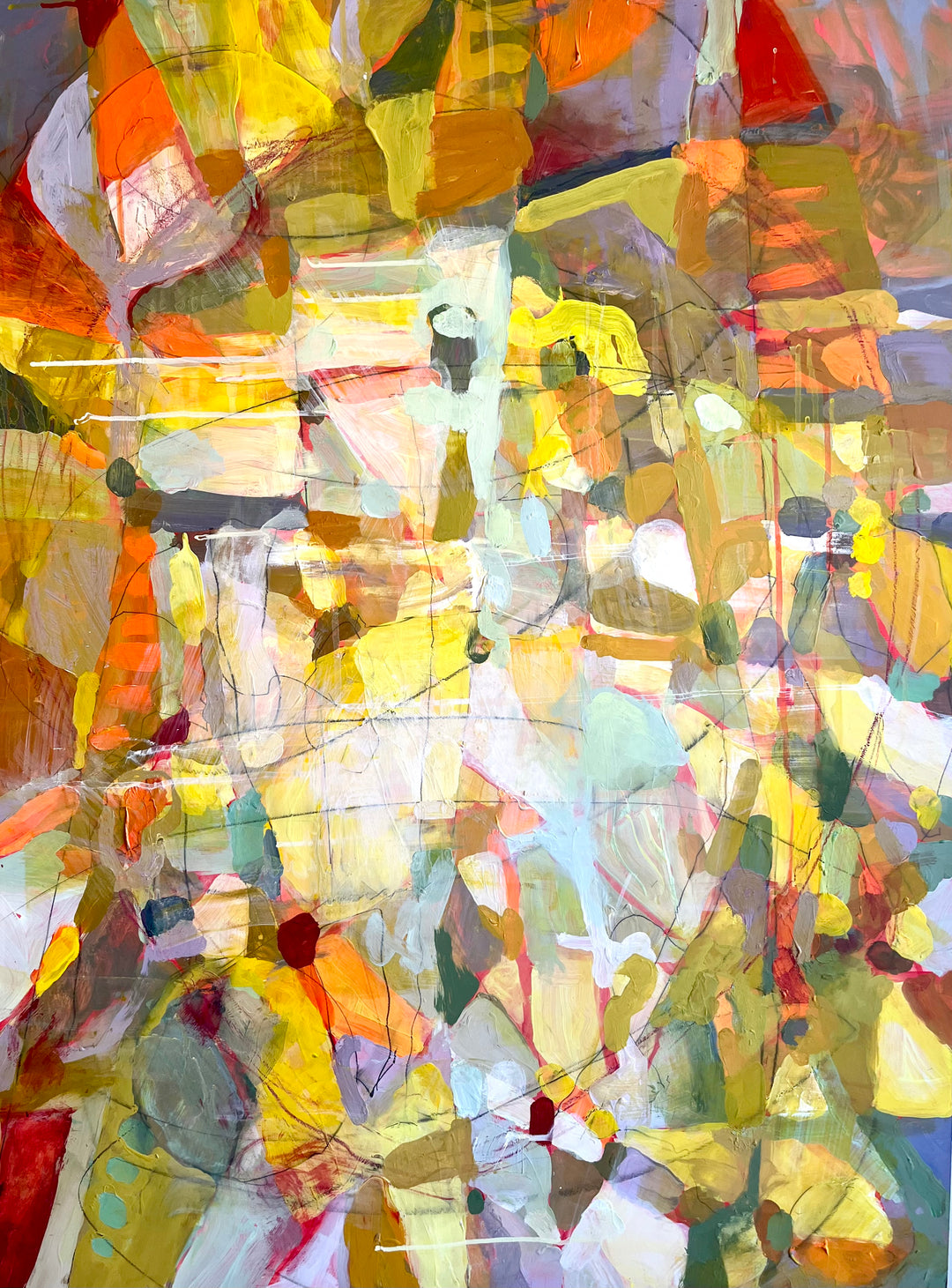 A Dance — Original Artwork by Nancy Tobin - Abstract Landscape