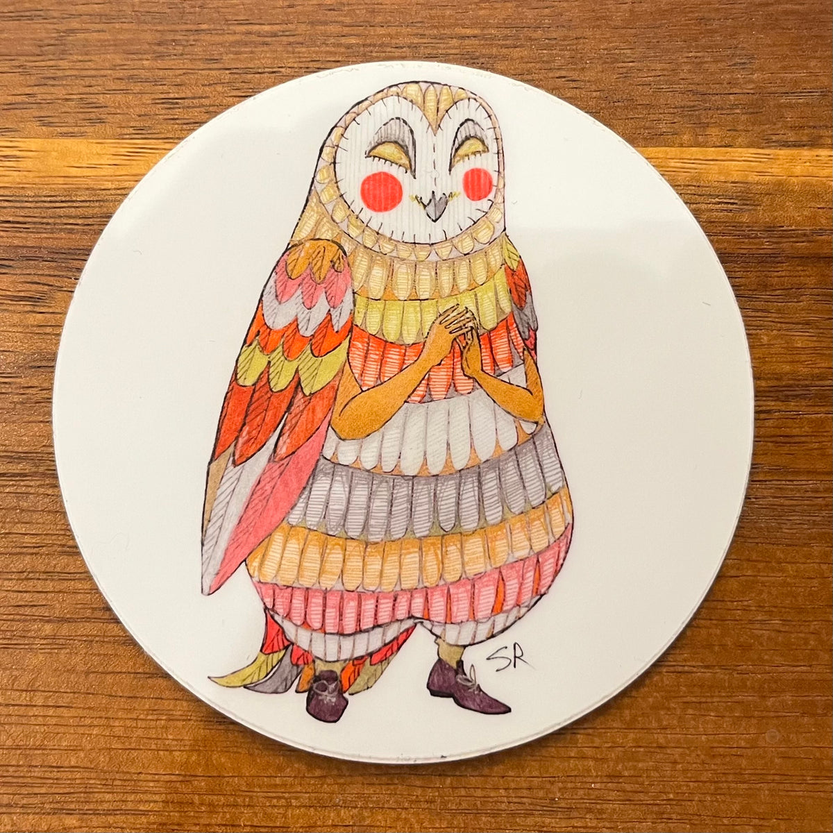 Owl Lady Stickers - Waterproof Vinyl