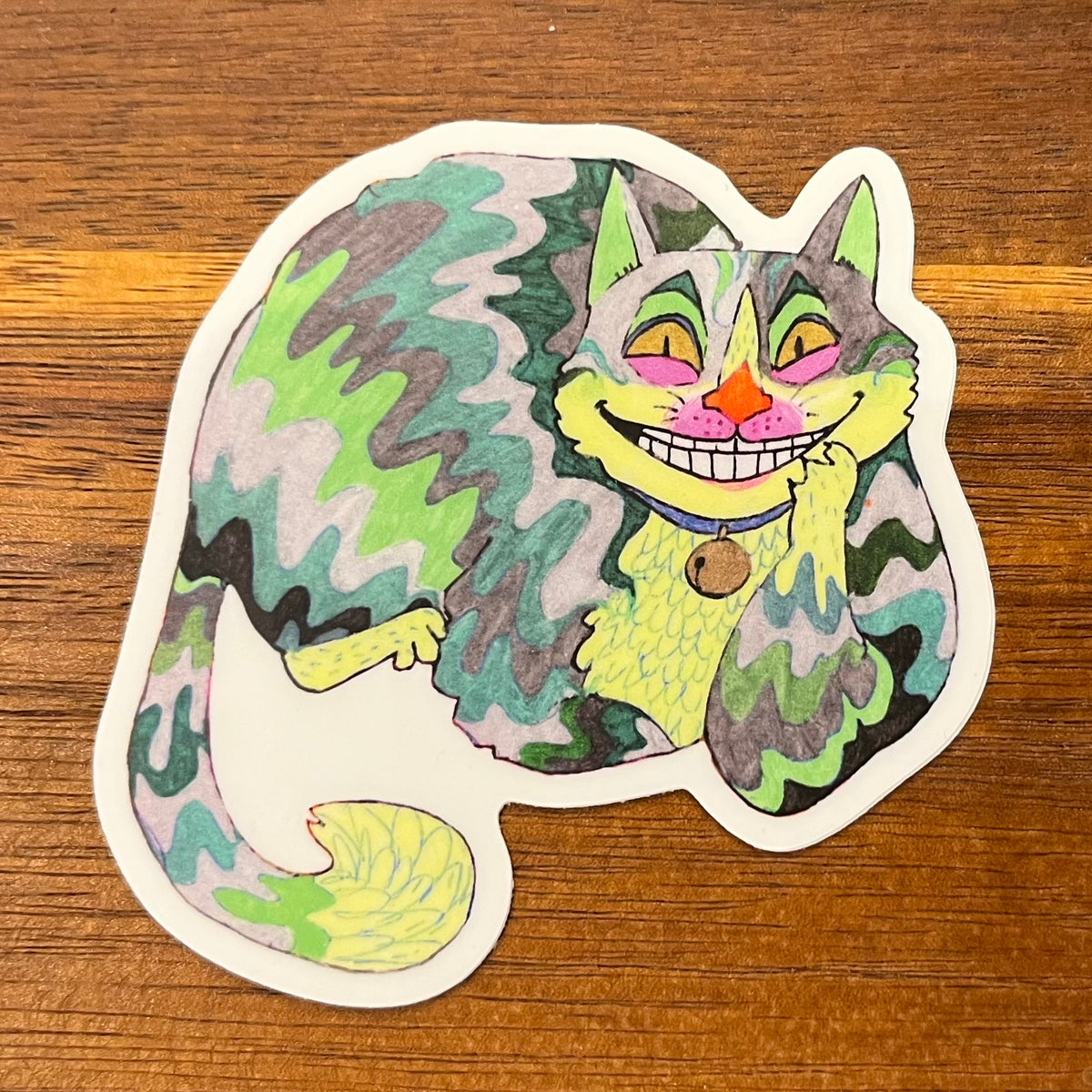 Cheshire Cat  -  Waterproof Vinyl Sticker