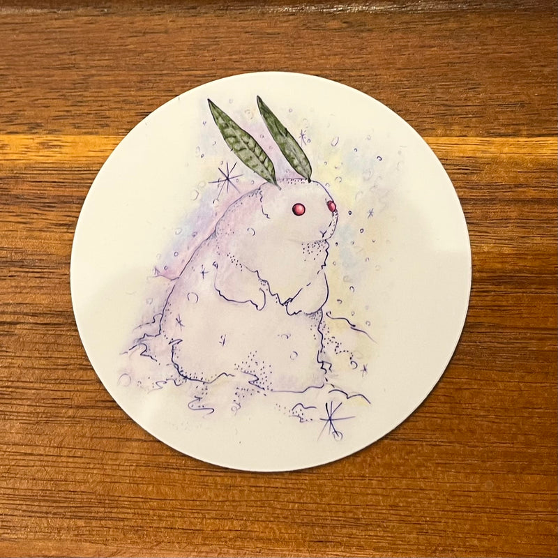 Snow Bunny Waterproof Vinyl Sticker