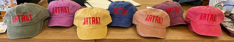 ArtRat Ball Cap — Burgundy Baseball Cap