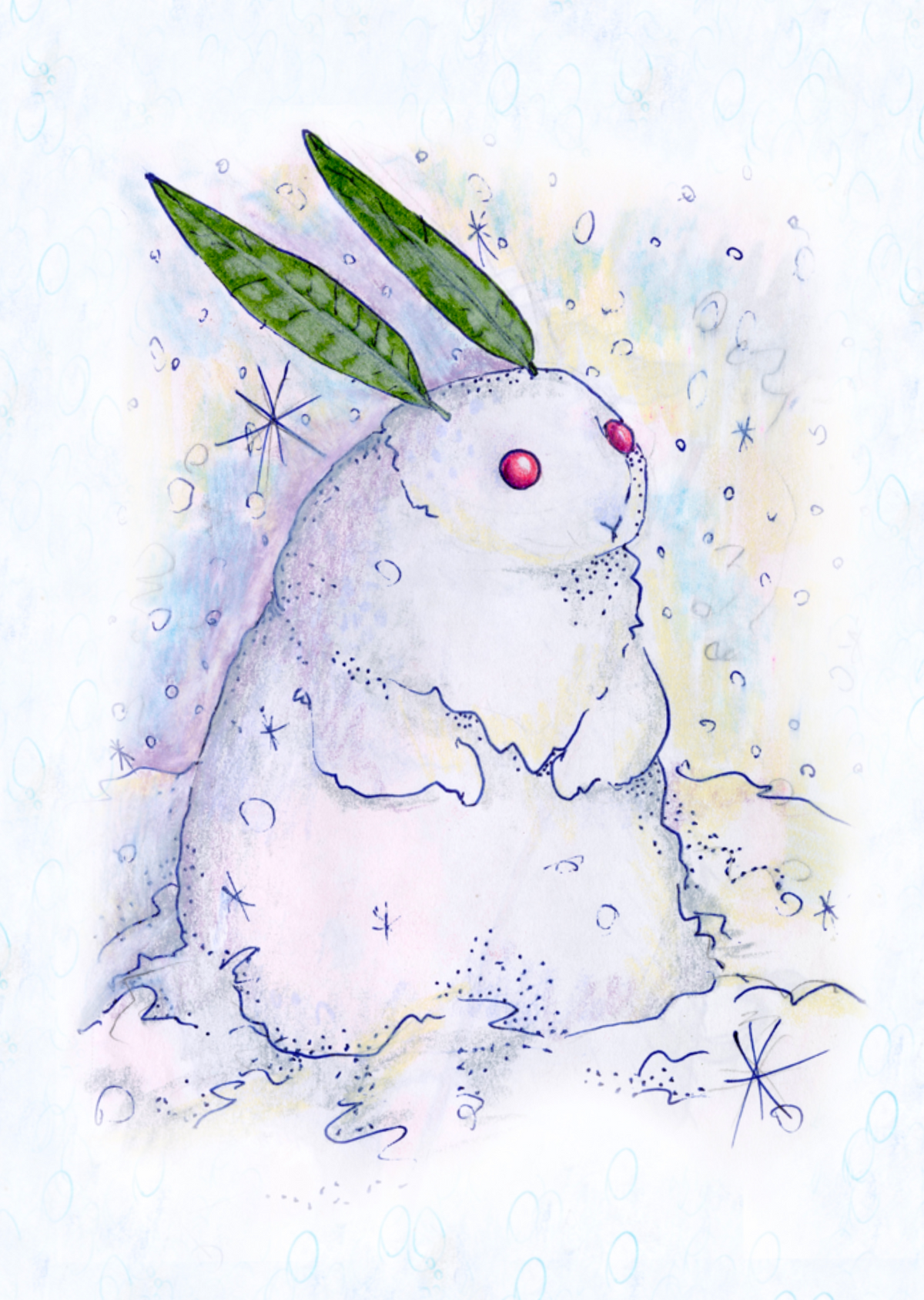 Snow Cuties Holiday Notecards / Set of 4