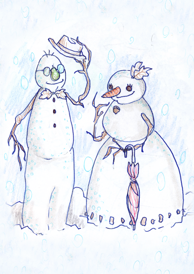 Snow Cuties Holiday Notecards / Set of 4