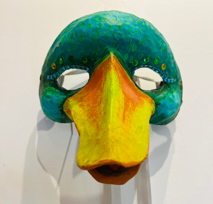 No Quacking Matter - OOAK Mixed Media Mask