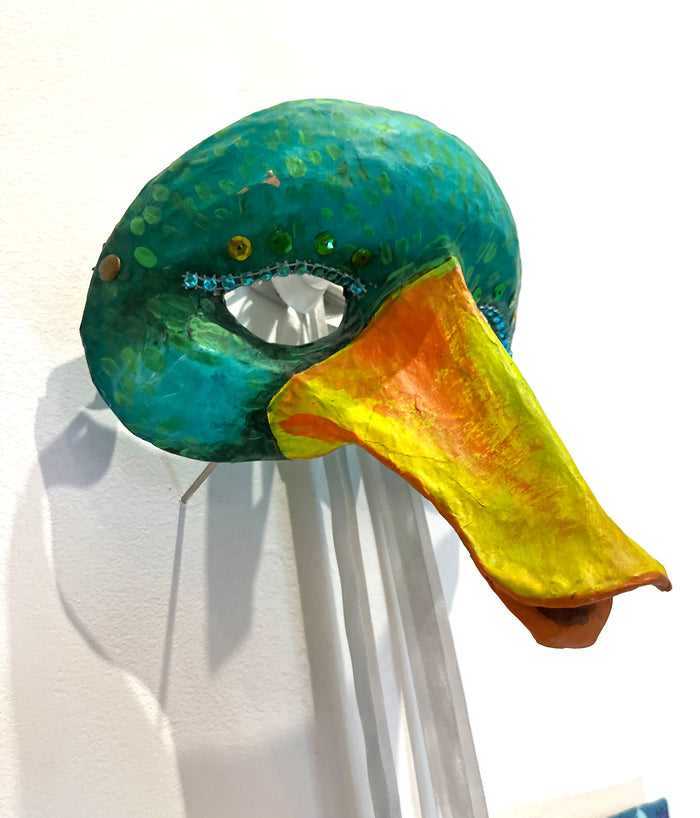 No Quacking Matter - OOAK Mixed Media Mask