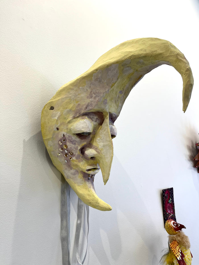 Moonshine Moon - OOAK Mixed Media Mask