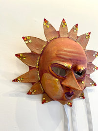 Sunny - Ooak Handmade Mixed Media Mask