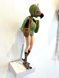 Dodo Long Legs - OOAK Handmade Sculpture Doll