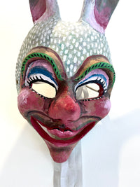 Bad Bunny - OOAK Mixed Media Mask