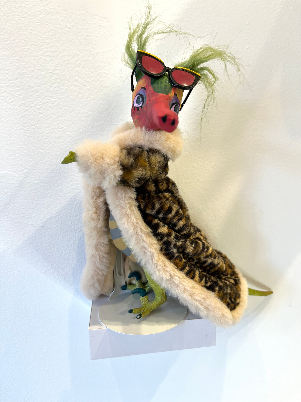 Glamour Puss - Ooak Handmade Sculpture Doll