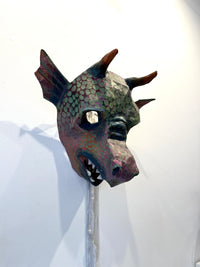 Dragon Teeth - OOAK Mixed Media Mask