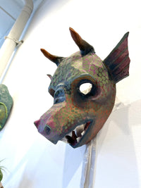 Dragon Teeth - OOAK Mixed Media Mask